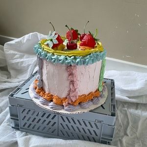 Vintage style fake cake